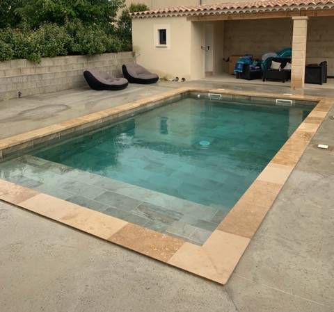 grès cerame piscine