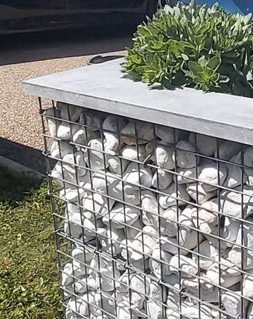 Couvertine en pierre du Hainaut