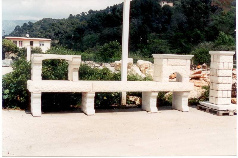 Plan de travail sur mesure , éviers , cuisine d'été